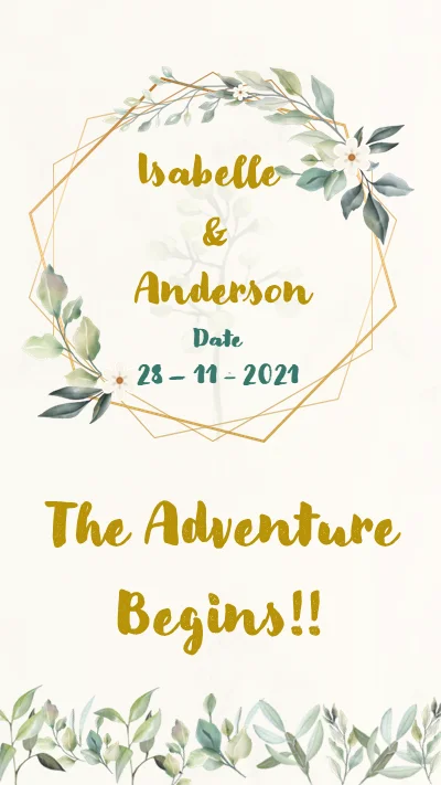 Elegant Wedding Invitation Video Template