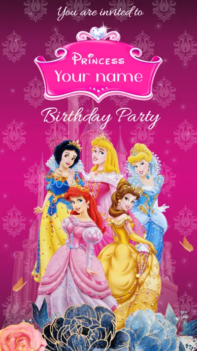 Princess Birthday Invite