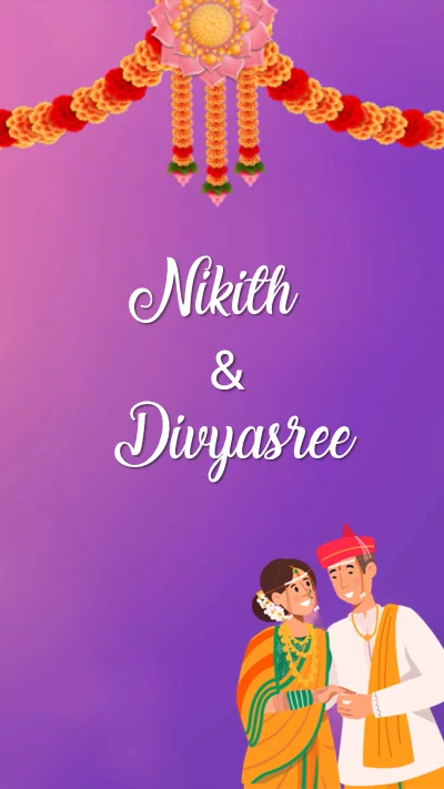 South Indian Wedding Invitation