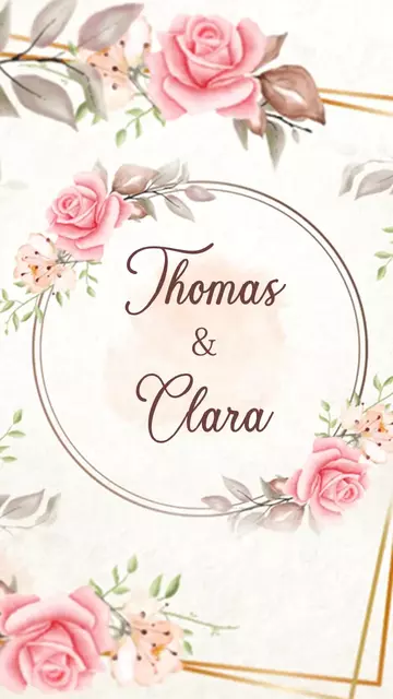 Stunning Floral Wedding Invitation