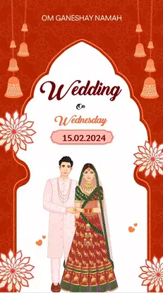 Traditional Wedding Invite