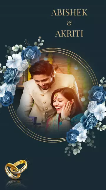 Modern Ring Ceremony Invitation