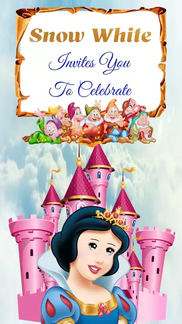 Snow White Birthday Potrait