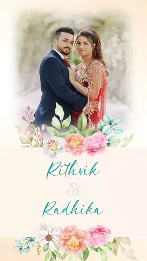 Romantic Save the Date Invitation