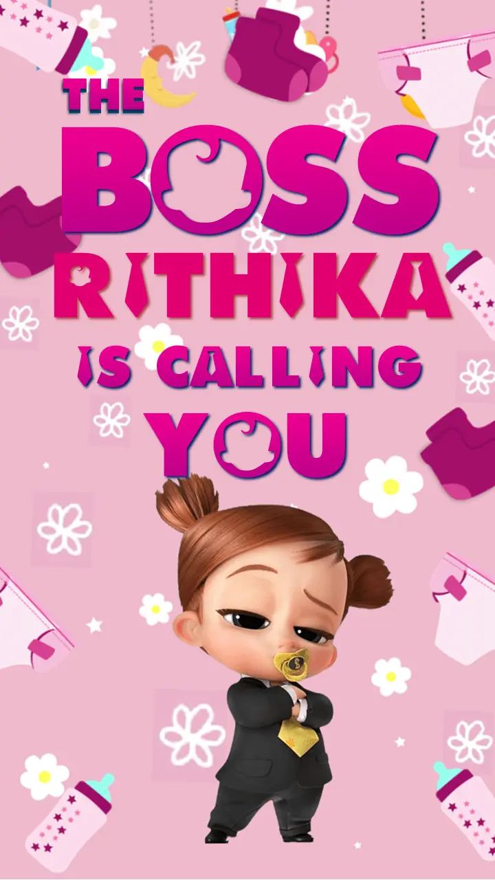 Boss Baby Girl Birthday Invite