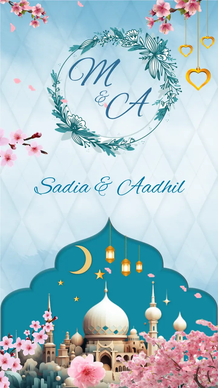 Muslim Wedding Invitation