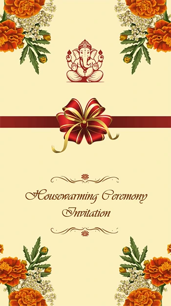 Housewarming Ceremony Invite