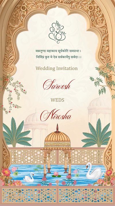 Shree Ganesh Bengali Wedding Invite