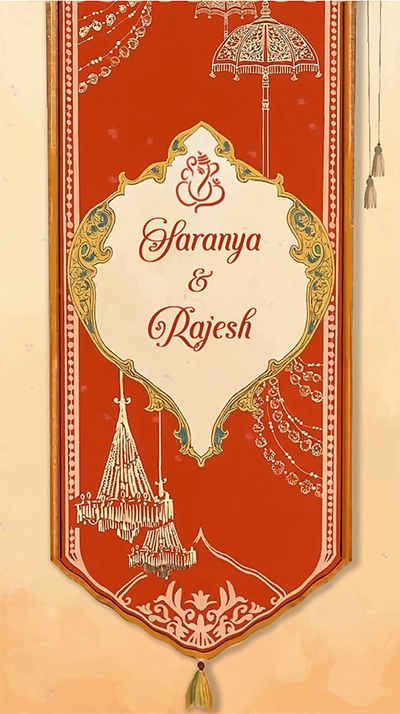 Premium Rajasthani Wedding Invitation