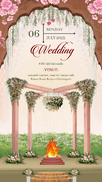 Latest Hindu Wedding Invitation